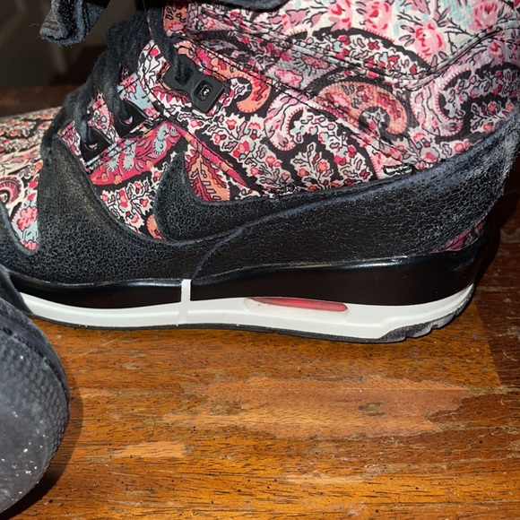 🔥 RARE Nike Wedge Air Revolution Ski Hi Liberty Paisley Unique Limited Edition - Picture 5 of 9